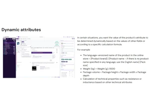 Adeona PIM Dynamic attributes