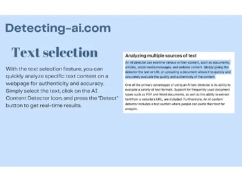 Detecting AI Text Selection