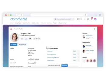 claromentis profiles