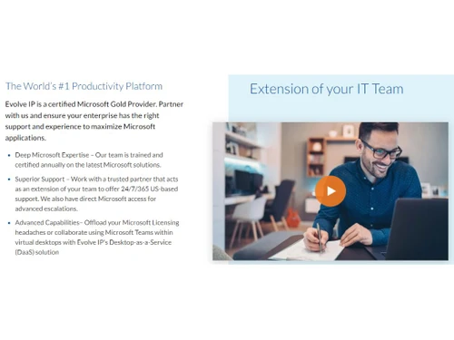 Evolve IP Virtual Desktop Productivity platform