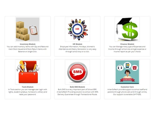 arise school erp hr