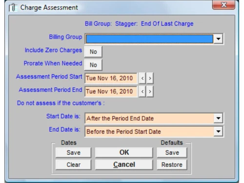 Trash Flow Charge Assessment