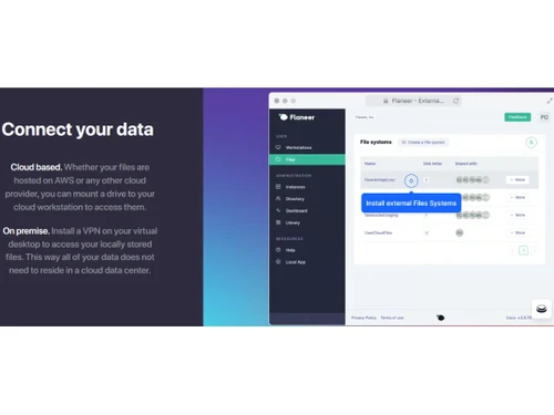 Flaneer Connect data