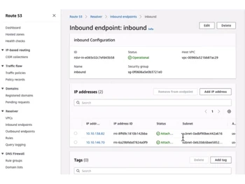 Google Cloud DNS Inbound endpoint