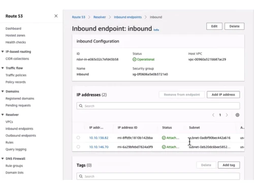 Google Cloud DNS Inbound endpoint
