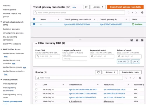 Google Cloud DNS Transit gateway