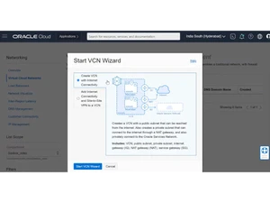 OCI Virtual Cloud Network VCN wizard
