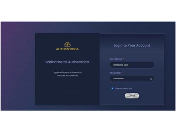 authentrica login