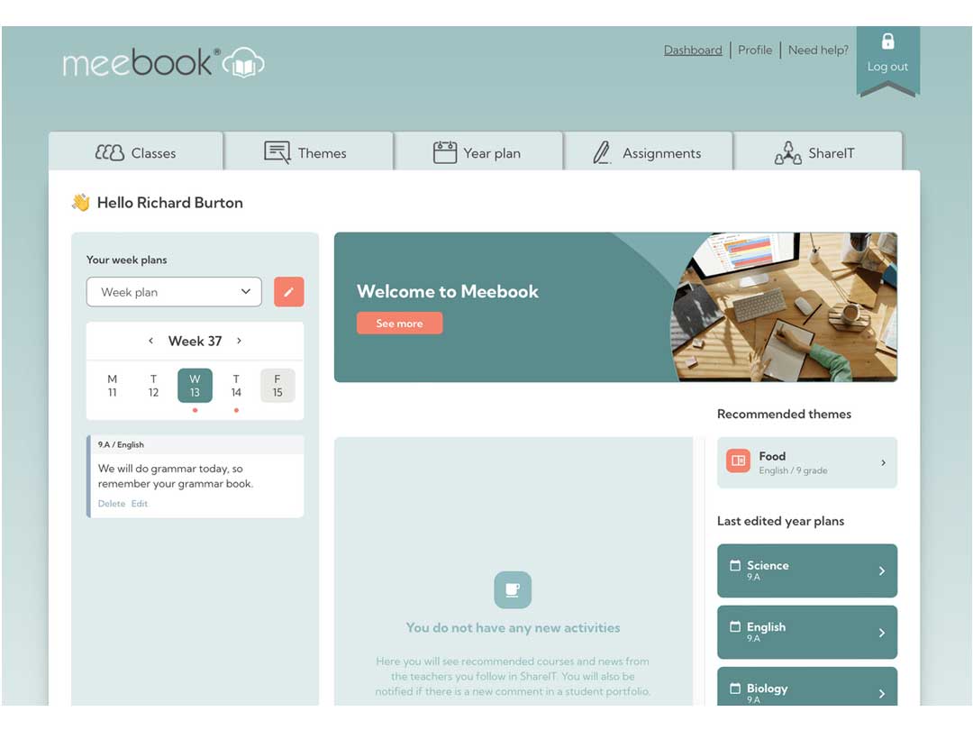 meebook classes
