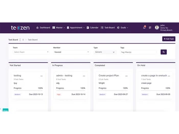 Teozen task board