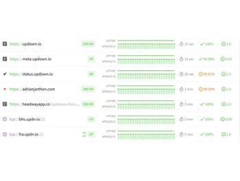 Updown io Monitoring
