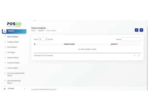 vmpos dashboard
