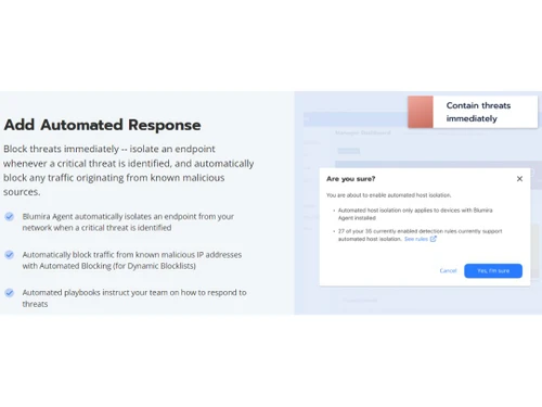 Blumira XDR Automated response
