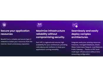 Scaleway VPC Maximise infrastructure