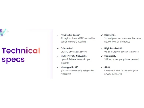 Scaleway VPC Specification