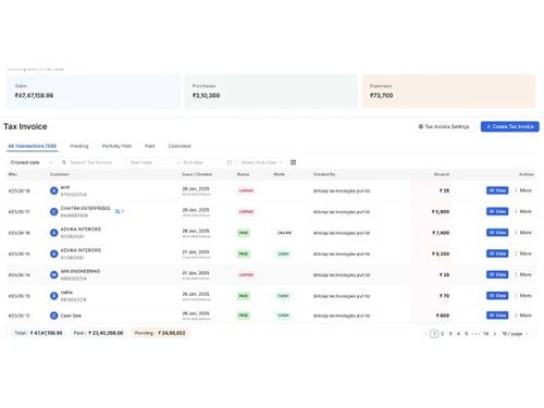 billclap tax invoice