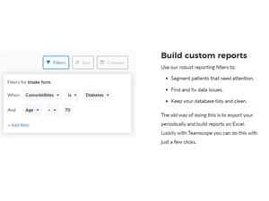 Teamscope Custom reports