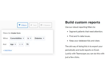 Teamscope Custom reports