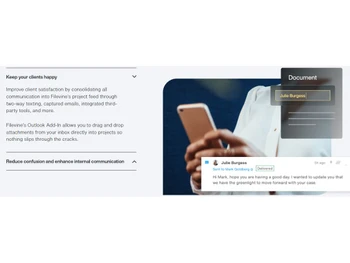 Filevine Keep clients happy
