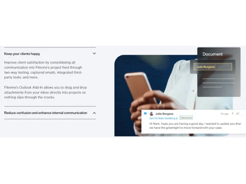 Filevine Keep clients happy