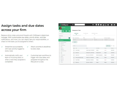 CASEpeer Assign tasks