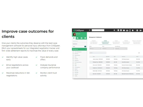 CASEpeer Case outcomes