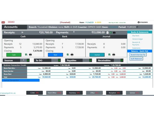 PadmaDgSoft HMS Accounts
