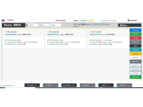 PadmaDgSoft HMS Room