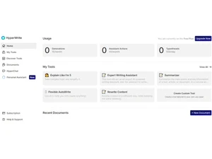 HyperWrite Dashboard