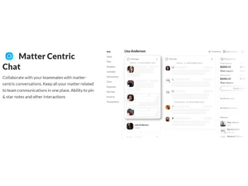 Lawcus Matter centric chat