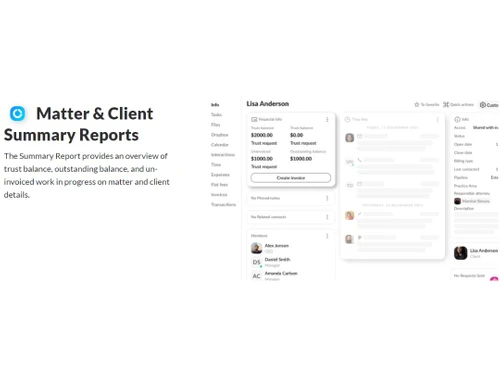 Lawcus Matter reports