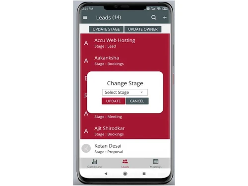 Camp sales automation leads