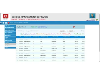 jevonedu erp admission