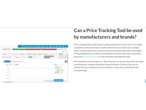 Dealavo Price tracking tool