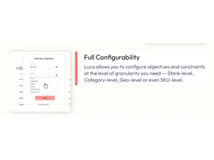 Askluca Full configurability