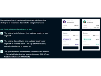 Corrily Discount experiment