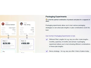 Corrily Packaging experiment