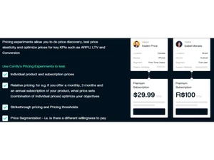 Corrily Pricing experiment