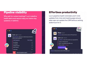 Luru Pipeline visibility