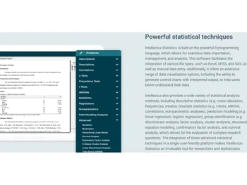 Intellectus Statistics Techniques