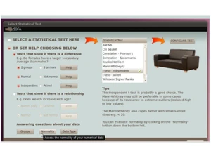 SOFA Statistics Statistical test