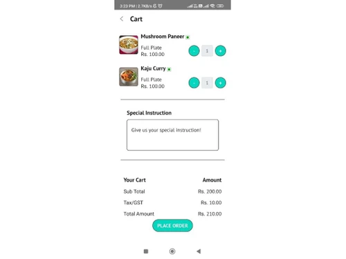 G9 Smart Menu Cart
