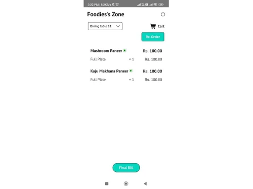 G9 Smart Menu Zone