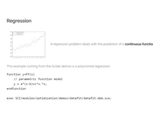 Scilab Regression
