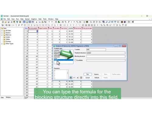 Genstat Variance ANOVA