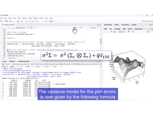 ASReml-R Plot errors