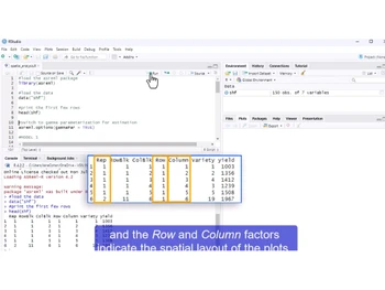ASReml-R Spatial layout