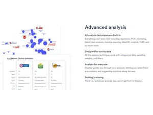Displayr Advanced analysis