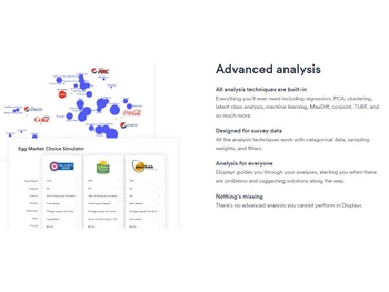Displayr Advanced analysis