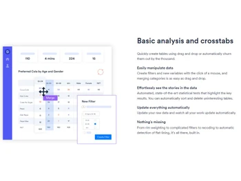 Displayr Basic analysis